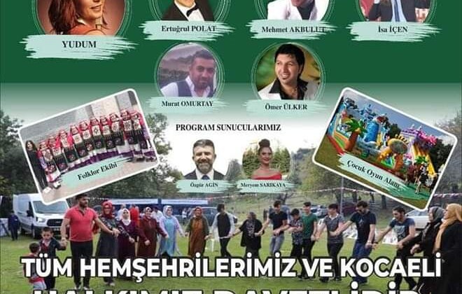 Kocaeli’de Kars Ardahan Iğdır Seyranı Şenliği