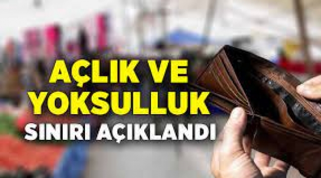 Açlık sınırı 7 bin 245 TL’ye, yoksulluk sınırı 23 bin 600 TL’ye yükseldi