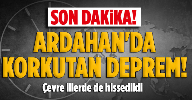 Ardahan Göle İlçesinde 5.3 Büyüklüğünde Deprem