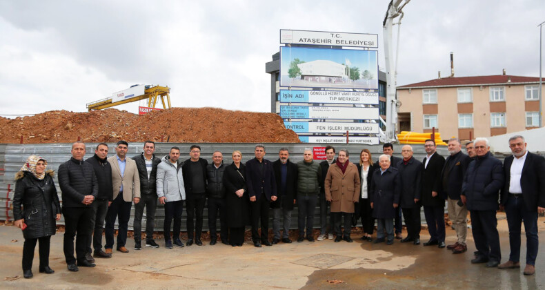 Ataşehir Belediyesi Ferhatpaşa Tıp Merkezi Temeli Atıldı