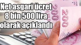 2023 Yılında Uygulanacak Asgari Ücret 8.500 TL Oldu