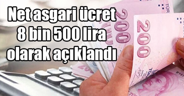 2023 Yılında Uygulanacak Asgari Ücret 8.500 TL Oldu