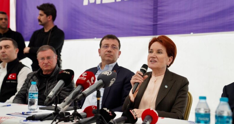 Meral Akşener ve Ekrem İmamoğlu Hatay’da