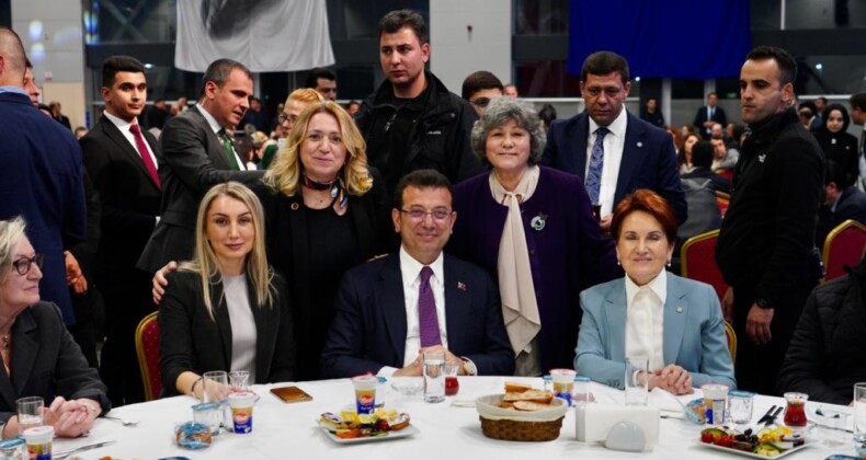 Akşener ve İmamoğlu, Muhtarlarla İftarda Buluştu