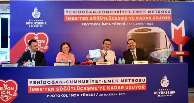 Yenidoğan-Cumhuriyet-Emek Metro Hattı Söğütlüçeşme’ye Kadar Uzayacak