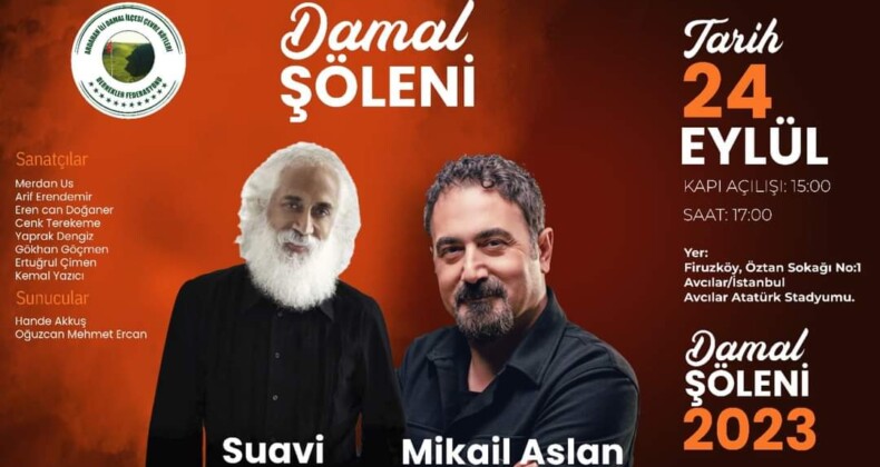 İstanbul’da Damal Şöleni Yapılacak