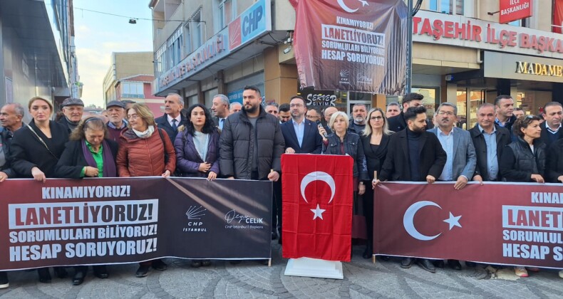 CHP Ataşehir’de Teröre Karşı “Artık Yeter” Açıklaması