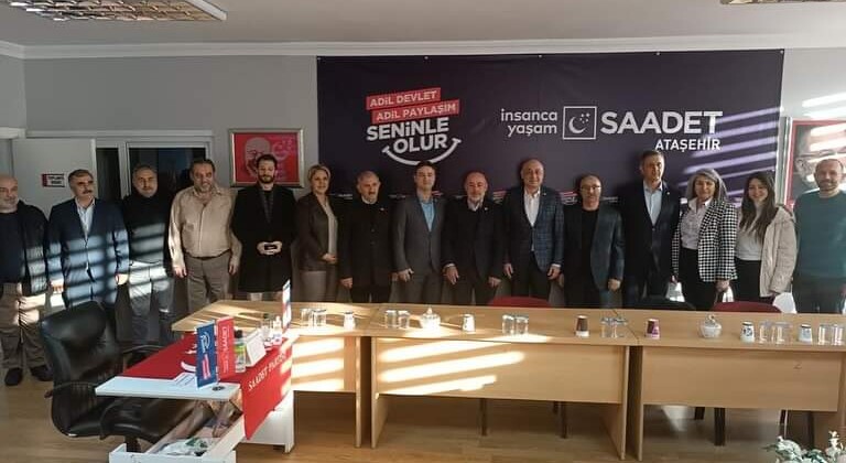 Ali Coşkun, Saadet Partisi Ataşehir İlçe Başkanlığını Ziyaret Etti