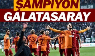 Süper Lig’de Şampiyon Galatasaray