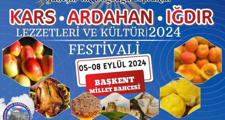 Ankara’da Kars Ardahan Iğdır Lezzetleri Kültür Festivali