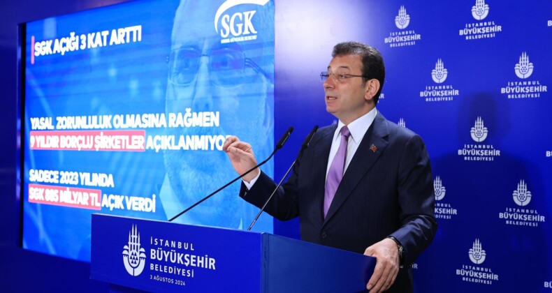 İmamoğlu: İBB’nin SGK’ya Tek Kuruş Borcu Yok