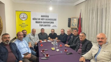 Ankara’da Göle Doğası İçin Toplandılar