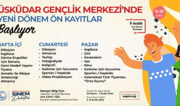 Üsküdar Gençlik Merkezi Yeni Dönem Kayıtları Başladı