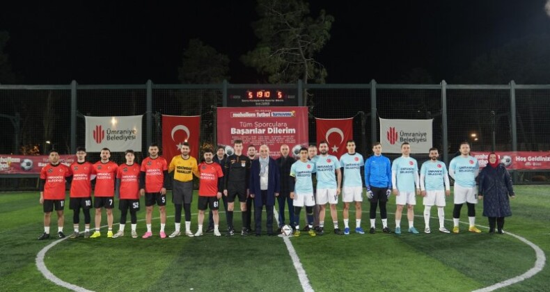 Ümraniye Mahallelerin Futbol Turnuvası Başladı