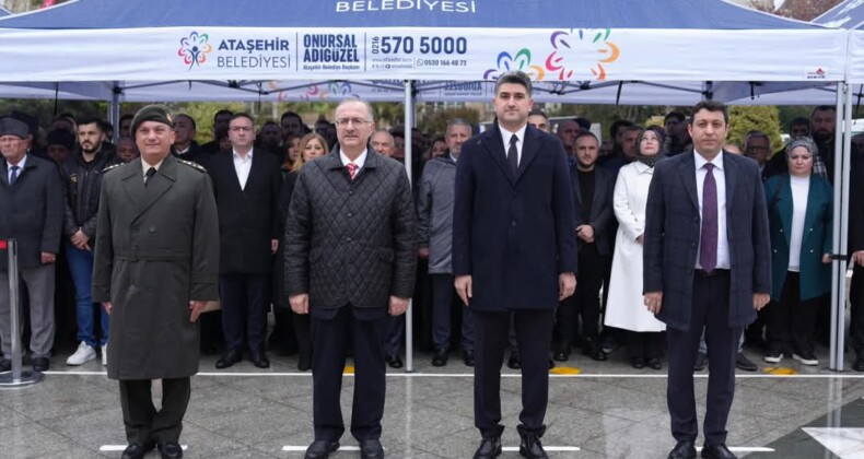 Çanakkale Şehitleri Ataşehir’de Anıldı